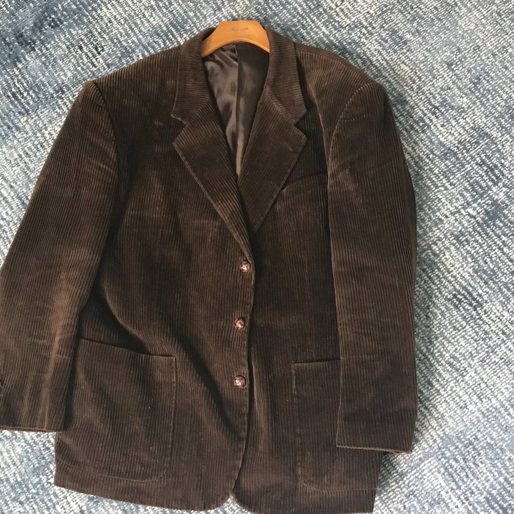 Club UOMO Corduroy Sports Coat Sz 46R